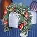 Collections Etc Cardinal Solar Christmas Mailbox Swag 8.13