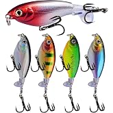 NotiGat Top Water Fish Lures Whopper plopper bass Fishing Lure Saltwater Fishing topwater bass luress with 3D Eyes Bait