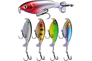 NotiGat Top Water Fish Lures Whopper plopper bass Fishing Lure Saltwater Fishing topwater bass luress with 3D Eyes Bait