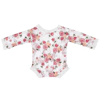 baby floral bodysuit