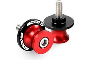 jiningxinxin Motorcycle Swing Arm Spools For GSXS 750 1000 GSX-8S GSX-S1000 GT Accessories, Pack Of 2 M8 Swingarm Slider Stan