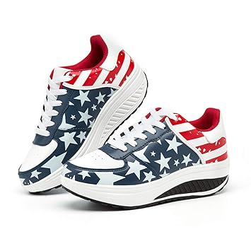 usa flag running shoes