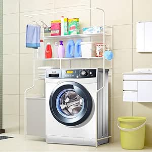 Estantería sobre la lavadora, sobre la lavadora y la secadora estante