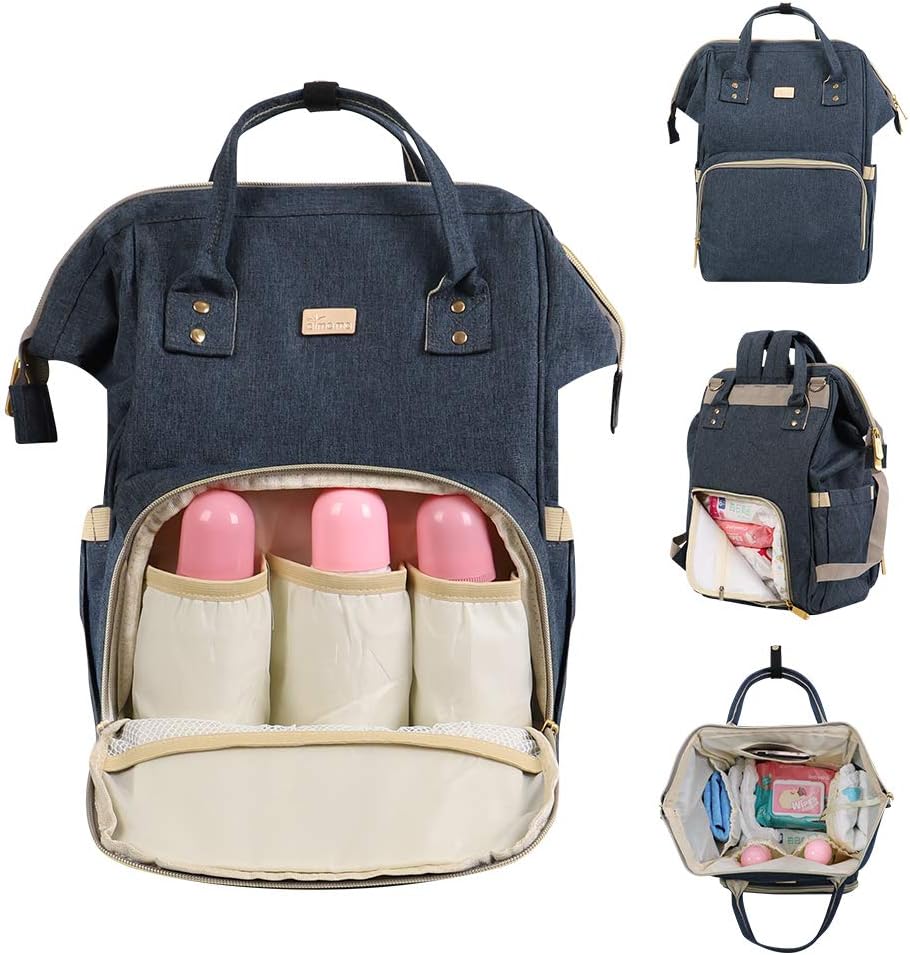 leather baby changing bag backpack