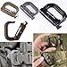u-hoMEyy 1 Pcs New EDC Keychain Carabiner Tactical Backpack Shackle Snap D-Ring Clip