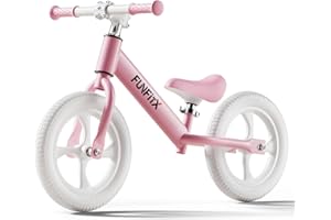 FUNFITX Toddler Balance Bike for 2 to 5 Year Old: Baby Bikes for 2 3 4 5 Years Old Kids - Toddlers Bicycle No-Pedal for Under 6 Age Boy Girl - Training Toys Cycle Outdoor Birthday Gifts for Boys Girls