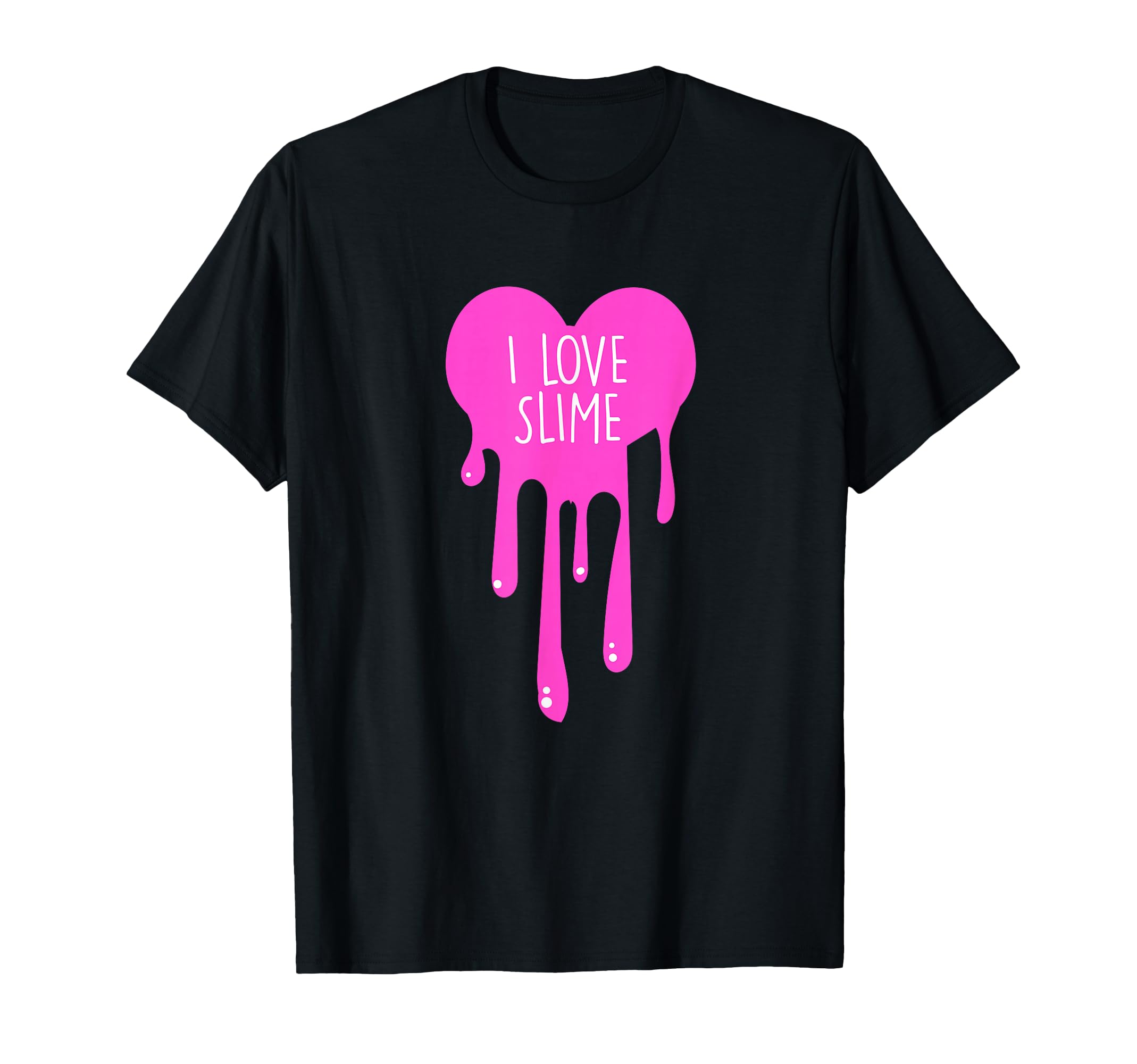 Photo 1 of I love Slime T-Shirt DIY Slime Lovers Heart for Slime Queens T-Shirt, White 