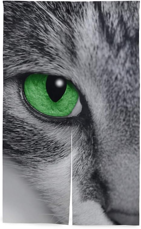 Amazon Masai のれん おしゃれ 猫 猫柄 目隠し 突っ張り棒付き 86 143cm のれん オンライン通販