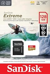 SanDisk Extreme microSDXC 128GB Card with SD Adapter UHS-I U3 V30 A2 190 MB/s view 6