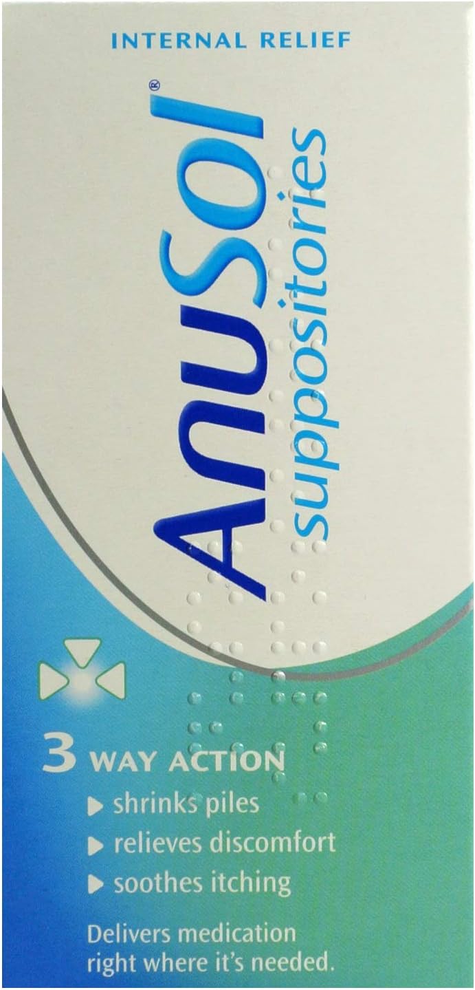 2 x Anusol Suppositories 24 (3 Way action) - Image 3
