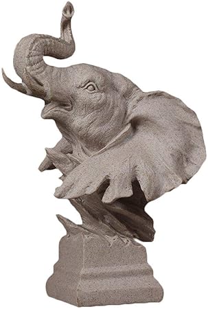Wy Build Kleine Skulptur Elephant Statues Sculptures Resin Statues Abstrakte Skulpturen Kreatives Raumhandwerk Cabinet Home Office Decoration Amazon De Garten