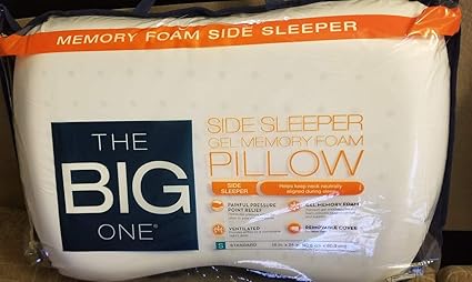 Amazon Com The Big One Gel Memory Foam Side Sleeper Pillow