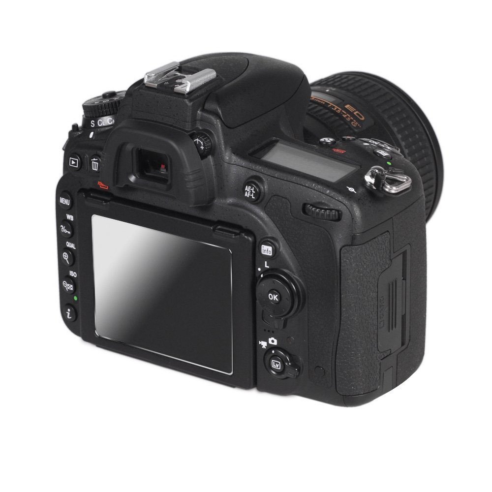 Kameraschutzfolie für Nikon D750, CAM-ULATA Anti-Kratzer Blendfreies, Gehärtetes Glas LCD Ultra Crystal Clear Displayschutzfolie für DSLR, 2 Pack