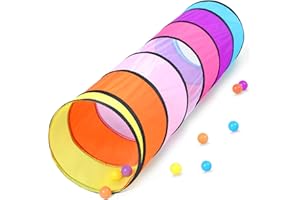 SweHouse Tunnel for Kids to Crawl Through Pop Up Toddler Tunnel for Boys and Girls Kids Play Tent Indoor and Outdoor Gifts fo