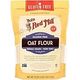 Bob's Red Mill Gluten Free Oat Flour, 18 oz (Pack of 1) - Gluten Free, Whole Grain, Vegan, Kosher