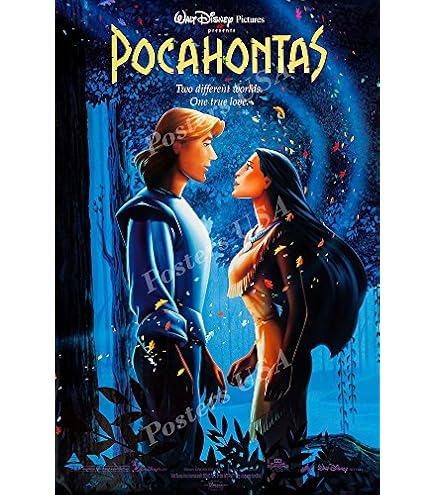 Amazon.com: Movie Poster POCAHONTAS 1 Sided RARE ORIGINAL INTL 27
