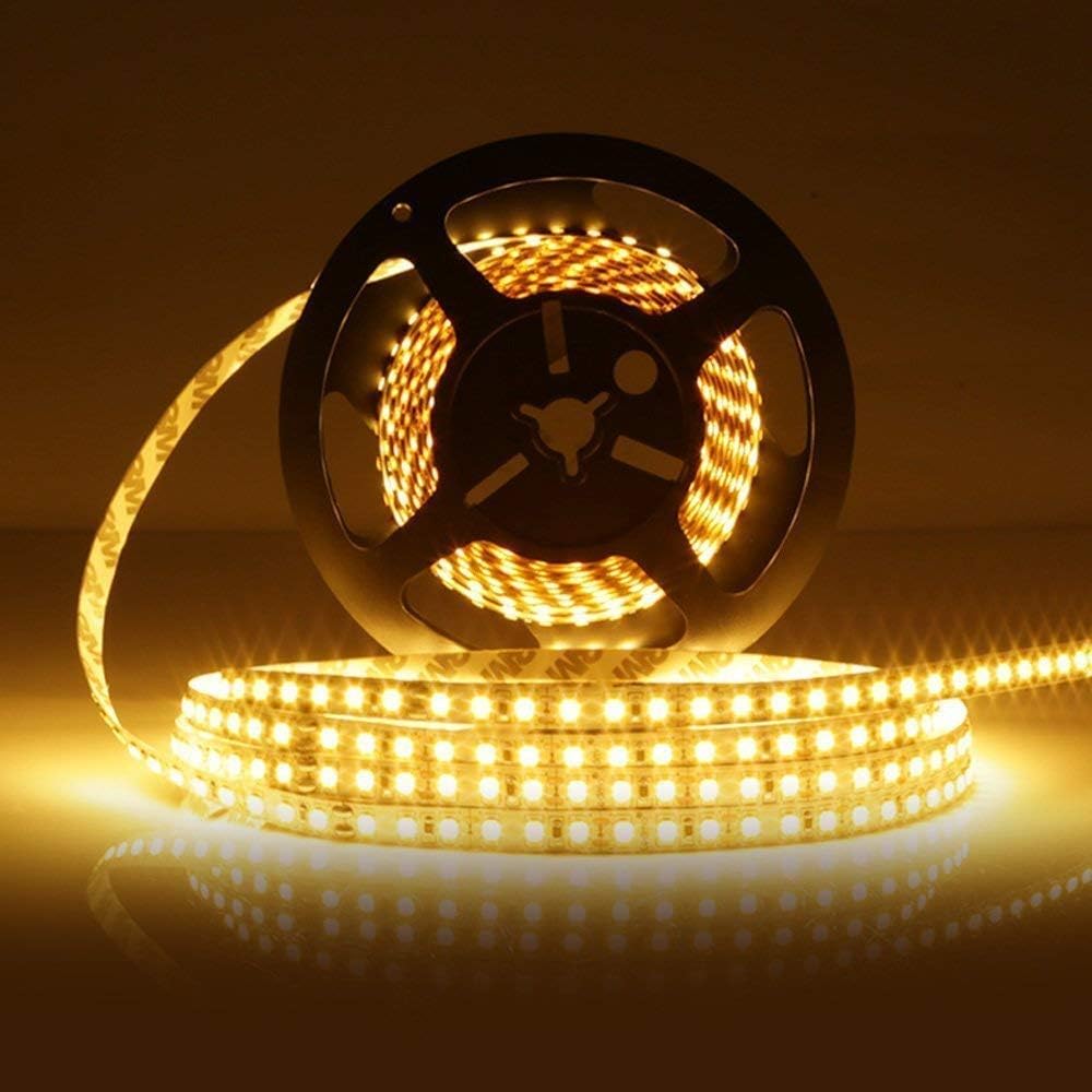 LED Strip, 24W, Warm White, 3528 SMD, 300 LED 5M, 16.4 Feet