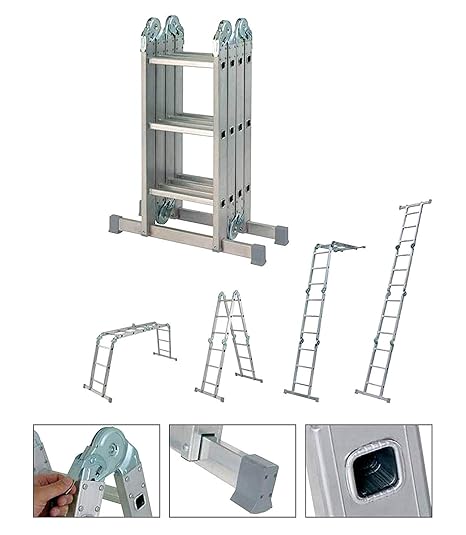 Youngman 5767040 Aluminium MultiPurpose Combination Ladder