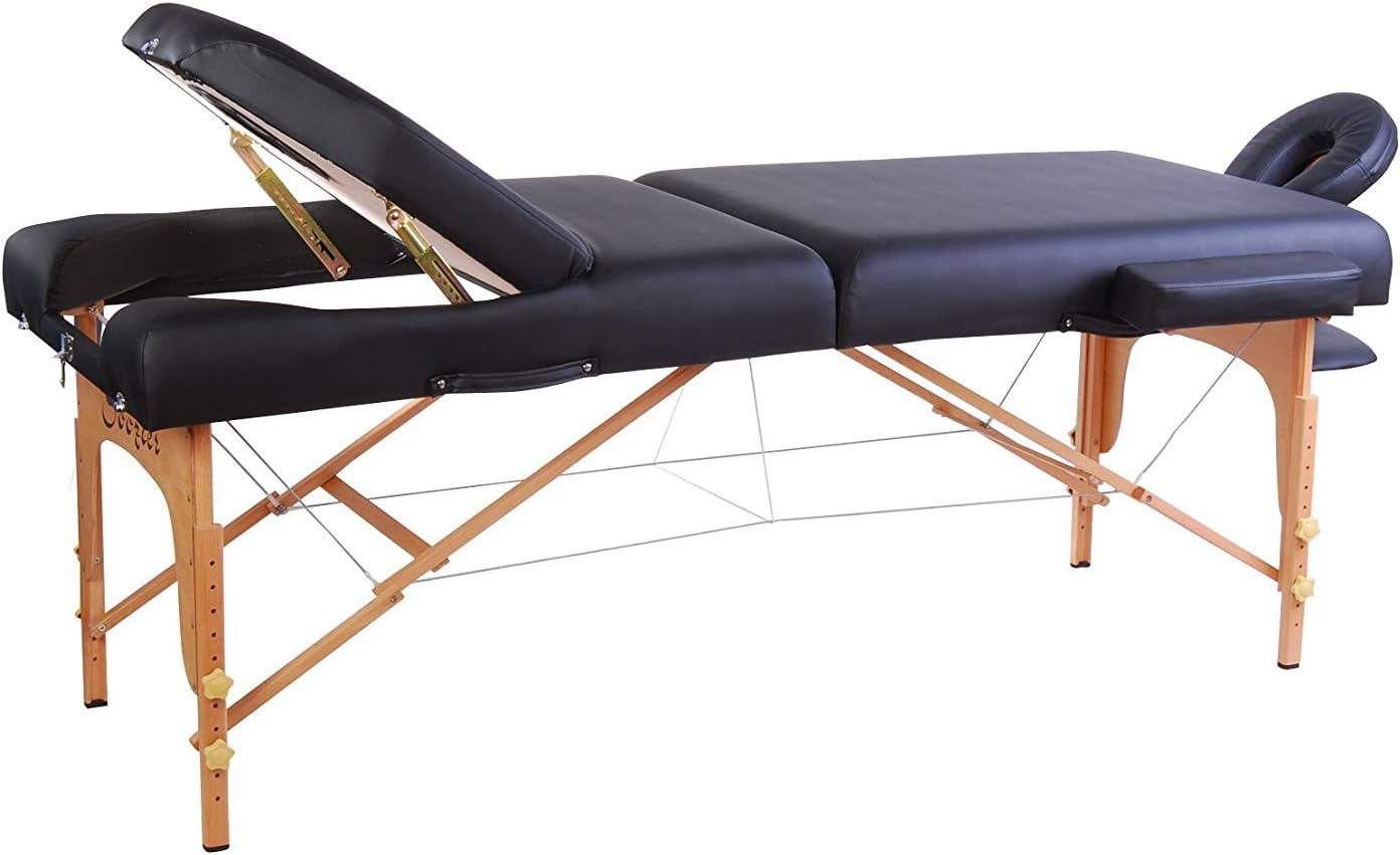 Soozier 91Inches Portable Reiki Massage Table 4inch Thickened Pad