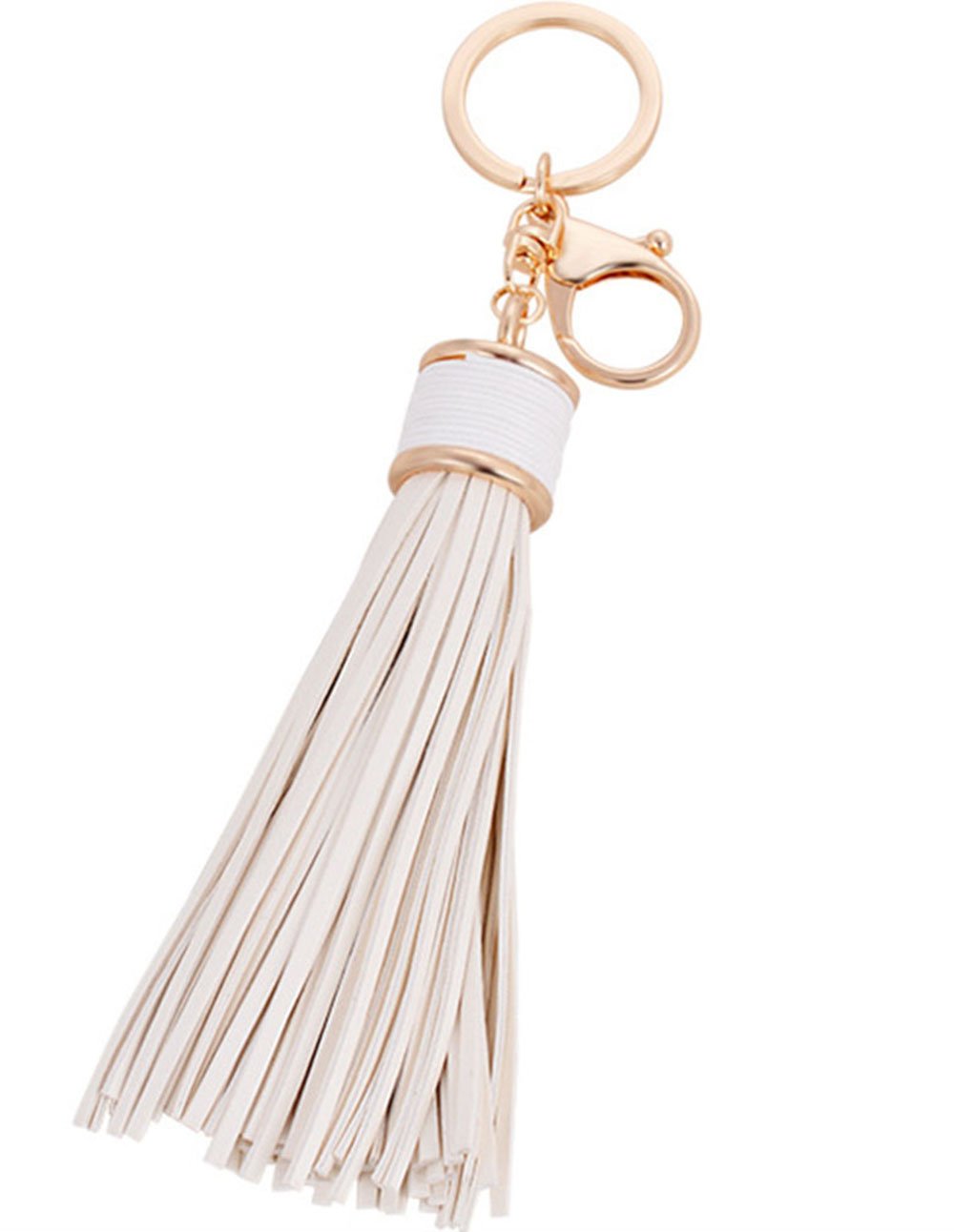 ZOONAI Tassel Keychain (White) — image 1
