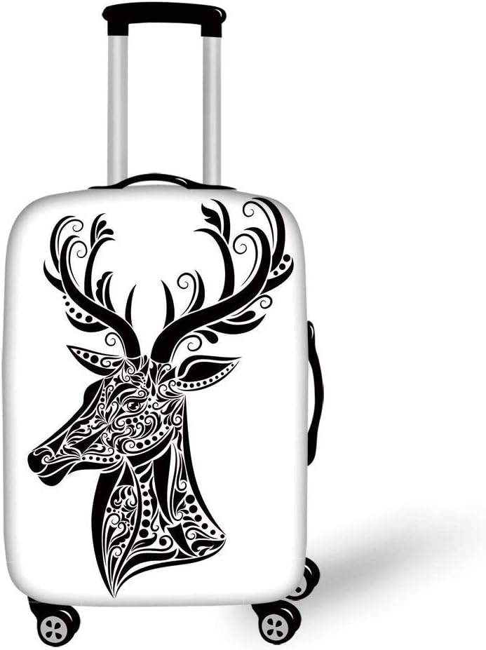 antler white luggage