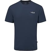 Rab Crimp Logo T-Shirt Tempest Blue XL | Move all day and stay comfortable in the Crimp Logo T-Shirt