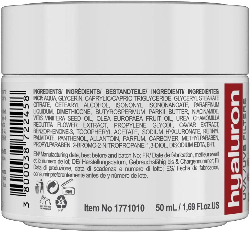 RevitaLAB Hyaluron Anti-Ageing Day and Night Cream, Enriched with Retinol, Caviar and Red Grape, for Ages 50 - 65, 50 ml - Image 3