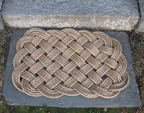 Nautical Manila Rope Door Mat 4 Pass Square