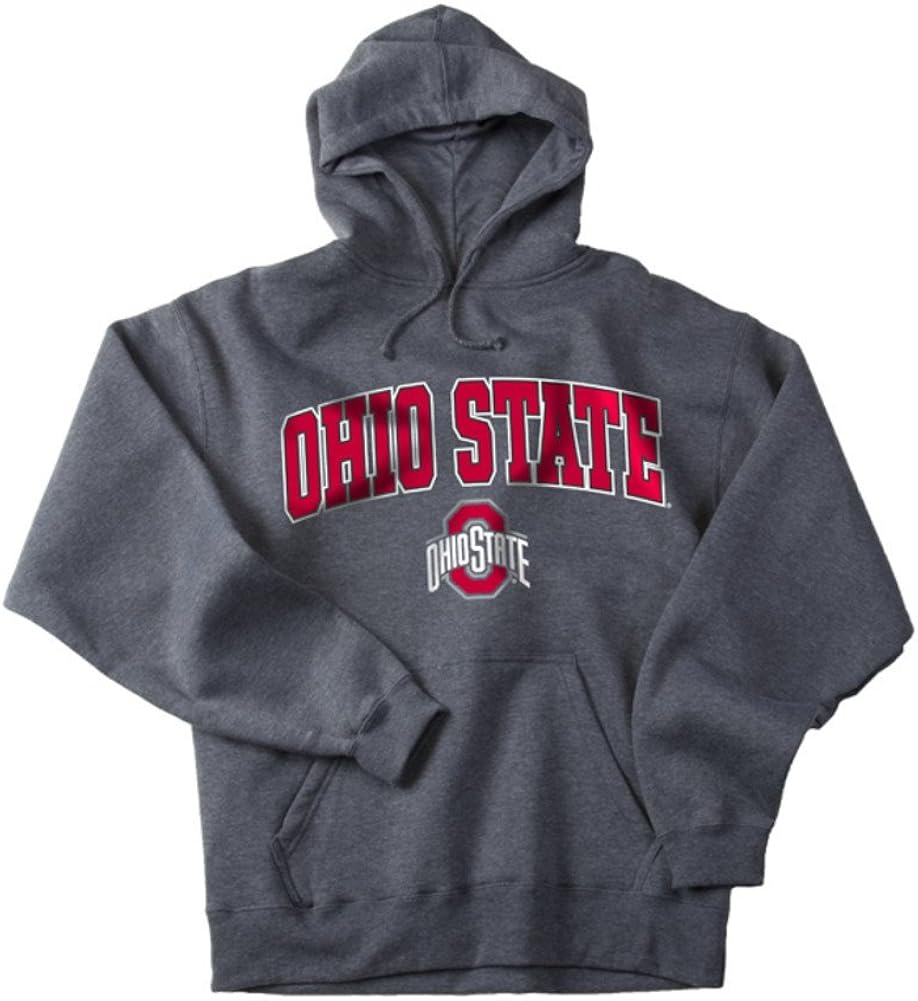 Elite Fan Shop Fan Favorite Dark Heather Arch Hoodie Sweatshirt : Clothing