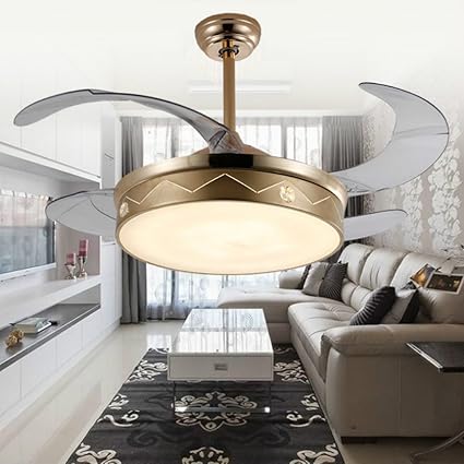 Lighting Groups 42 Inch Retractable Ceiling Fan Invisible Ceiling