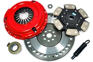 EFORTISSIMO RACING EFT STAGE 3 CLUTCH KIT+CHROMOLY FLYWHEEL WORKS WITH 1996-2004 MUSTANG GT 4.6L 6BOLT TR3650