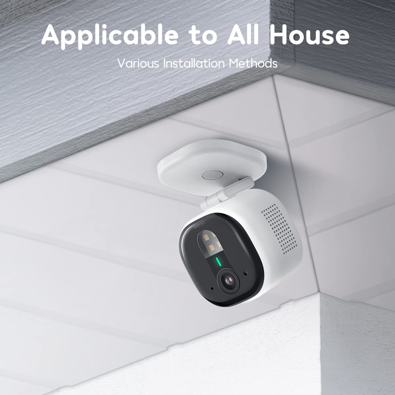 winees Outdoor Security Camera, Wired 2K 4MP Indoor/Outdoor Video Camera for Home Security, Surveillance Camera with Color Night Vision, 2-Way Audio, Siren, Human/Pet/Sound Detection