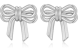 MUYAN Gold Bow Butterfly Stud Earrings Fashion Jewelry for Women