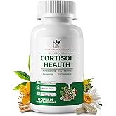 MABEFY Cortisol Supplements for Women/Men - 10 in 1 Cortisol Manager Reducer Lower Detox Balance with Magnesium, Ashwagandha, L-Theanine for Stress, Sleep, Calm, Mood Support - 60 Capsules for 30 Days