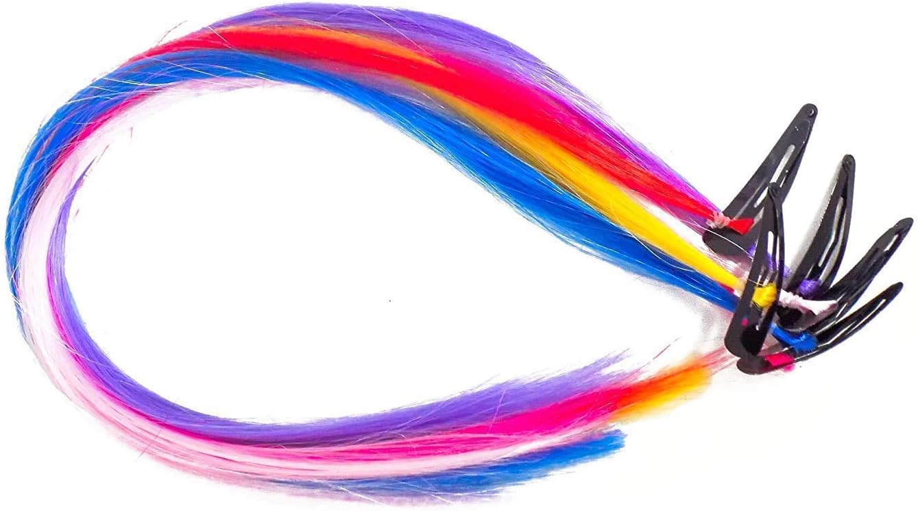 RAAYA Ponytail Multicolour Elastic Braider Twist Extension Rubber Band for Women -4 Pieces