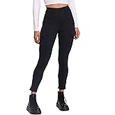 Womens Cargo Leggings Yoga Work Pants Gym Athletic Workout Running High Waisted with Pockets Stretch Casual Bottoms