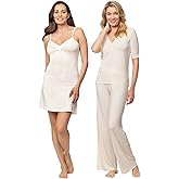 PajamaGram Men's Consciously Cozy Long Sleeve Button-Front