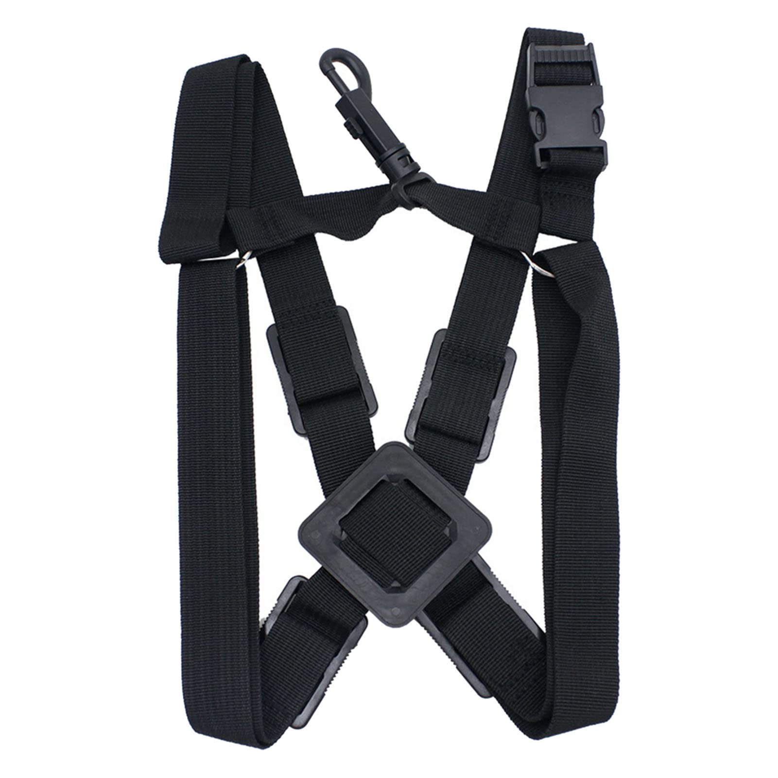 Sax Shoulder Strap Adjustable Alto Tenor Soprano Sax Saxophone Harness Chest Shoulder Strap Belt Nylon with Hook