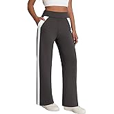 BMJL Womens Casual Lounge Pants Wide Leg Sweatpant Work Loose High Waisted Trousers with Pockets