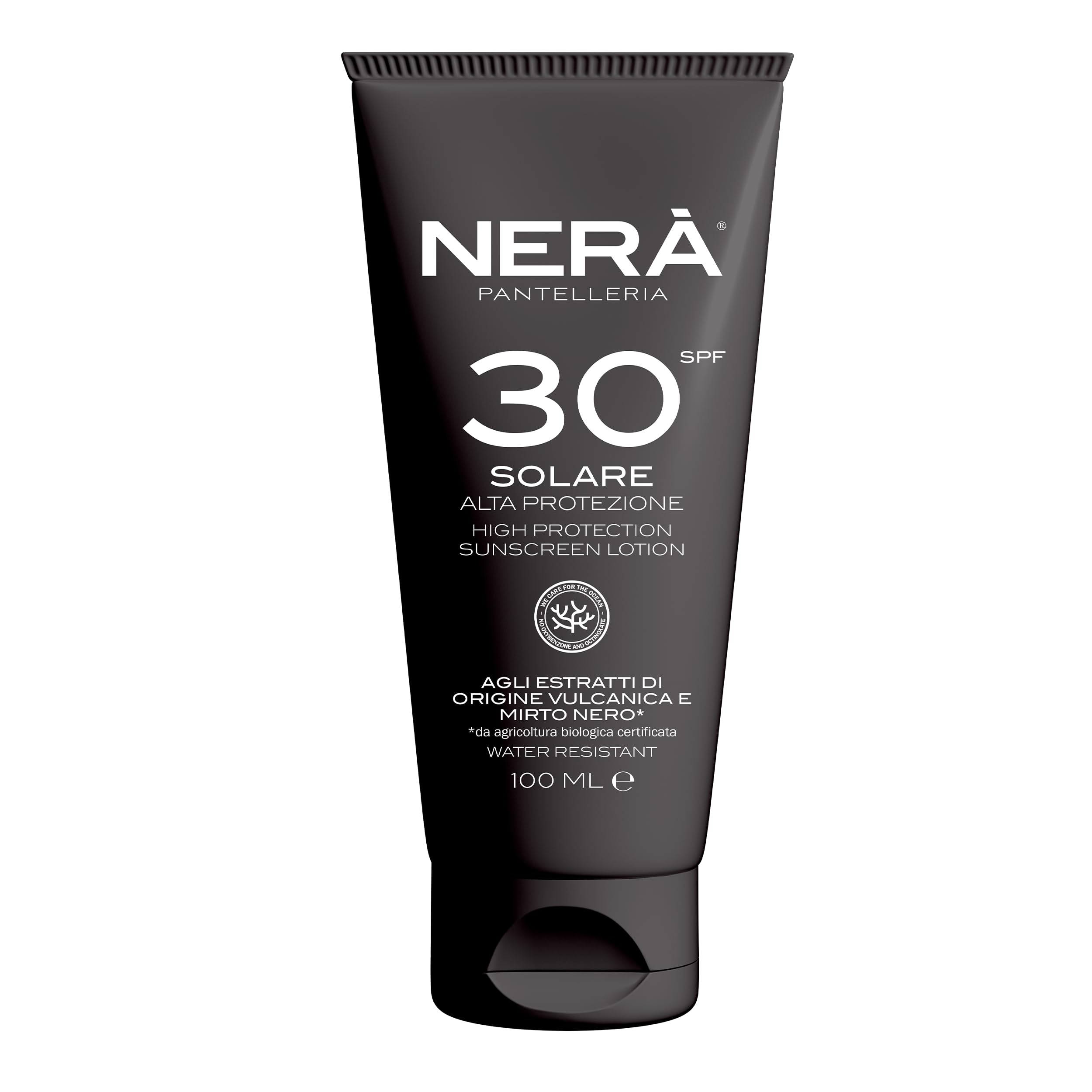 NERA Pantelleria High Protection SPF 30 Sunscreen: Water-Resistant, Vitamin Enriched with UVA & UVB Filters. Age-Defying Body Sunscreen Lotion 100ml for Men and Women