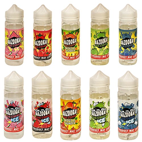 Bazooka 100ML Premium E-Juice by Kilo All Flavours No Nicotine (Tropical Thunder Tango Mango)