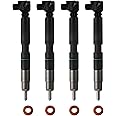 FIWARY 4pcs Fuel Injectors fits for Bobcat D24 Doosan Delphi Replace OE 7275454 28337917 400903-00074D