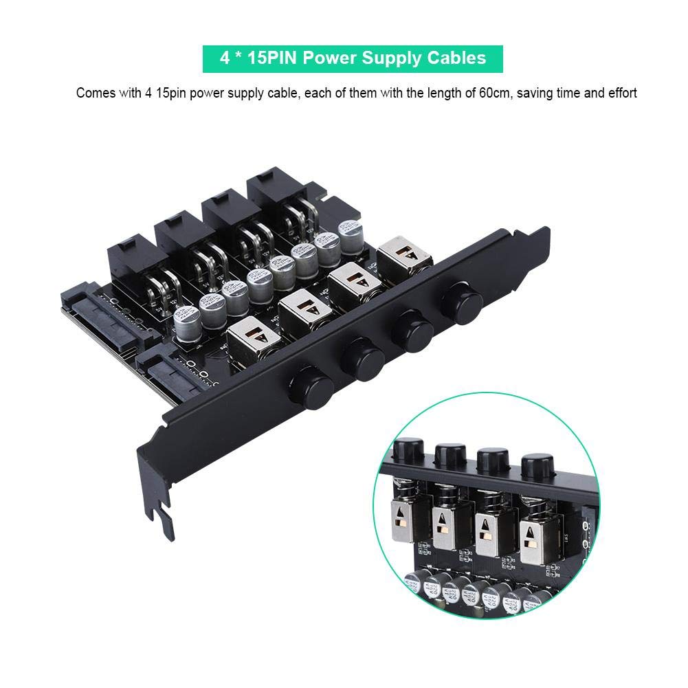 Kafuty HDD Hard Drive Power Supply Switch Control Module SATA Drive Reliable Selector Switcher For Desktop PC Computer - Image 5