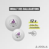 JOOLA 3-Star PRO Table Tennis Balls 40+ mm White Pack of 12 view 2