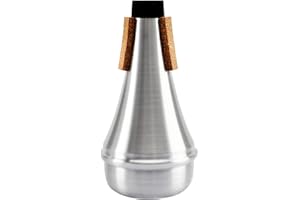 PREBAFO Trumpet Straight Mute, Mini Cup Mute for 3C 5C 7C Bach Trumpet Practice Mouthpiece Beginner Baritone Horn Accessories, Bugle Cornet Kids Trombone Mellophone Brass Instruments Universal Mutes