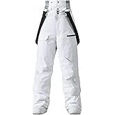 GS SNOWING Women Baggy Ski Pants Men Snow Bibs Snowboard Overall Insulated Windproof Waterproof for Winter Outdoor Sports