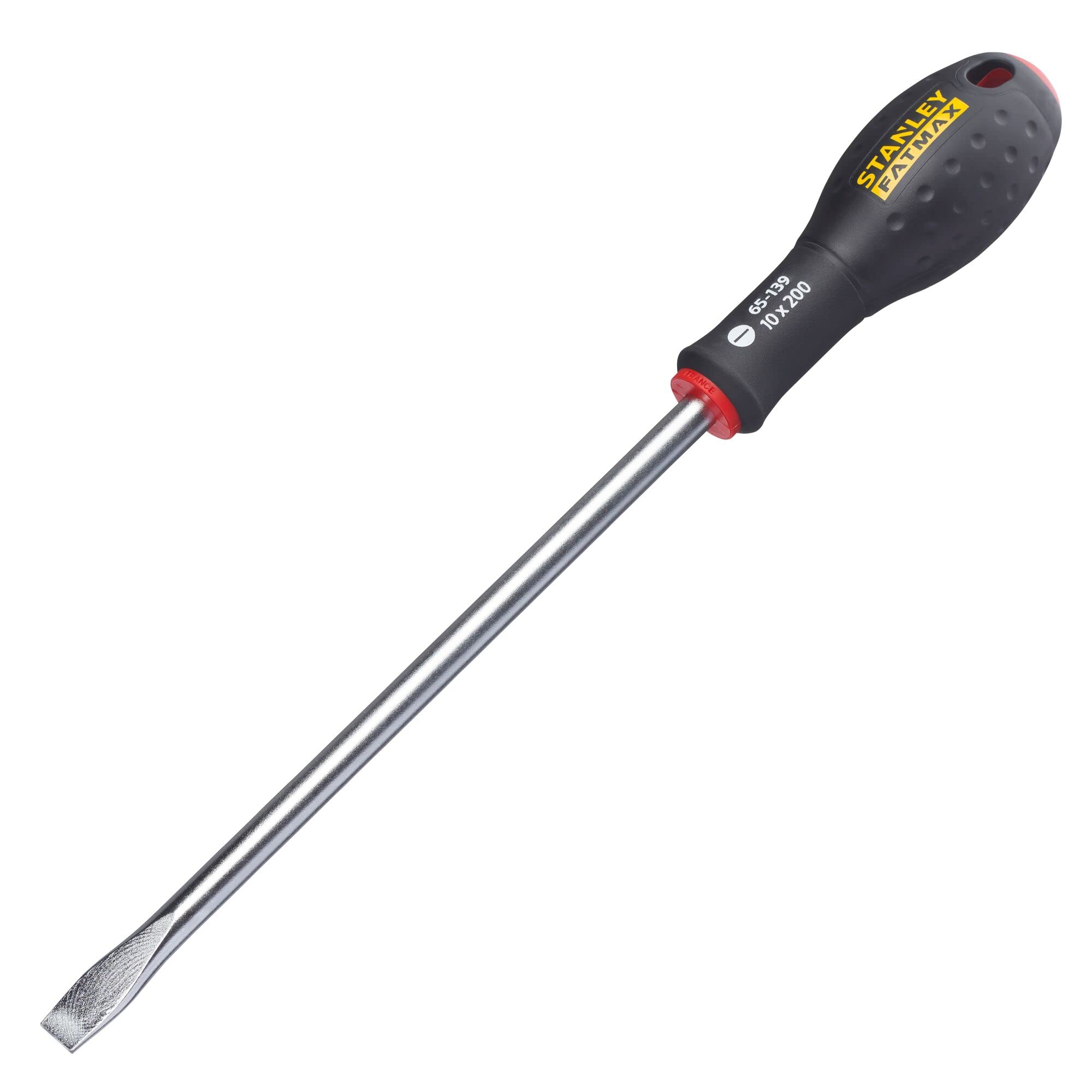 Stanley 0-65-139 Fat Max Screwdriver Flared 10X200Mm-Black And Red