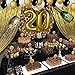 Gold 20th Birthday Party Decorations Supplies, Gold Foil Fringe Curtains Backdrop Props Champagne Bottle Wine Glass Balloons Decoration for Bachelorette Graduation Anniversary Ceremony