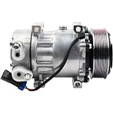 Wahparts 4034409C4 AC Compressor Compatible With International Durastar | For 2014-2020 International Durastar 4300 4300LP 4400 MV607 Air Conditioning Compressor 4034409C1 4034409C2 4034409C3
