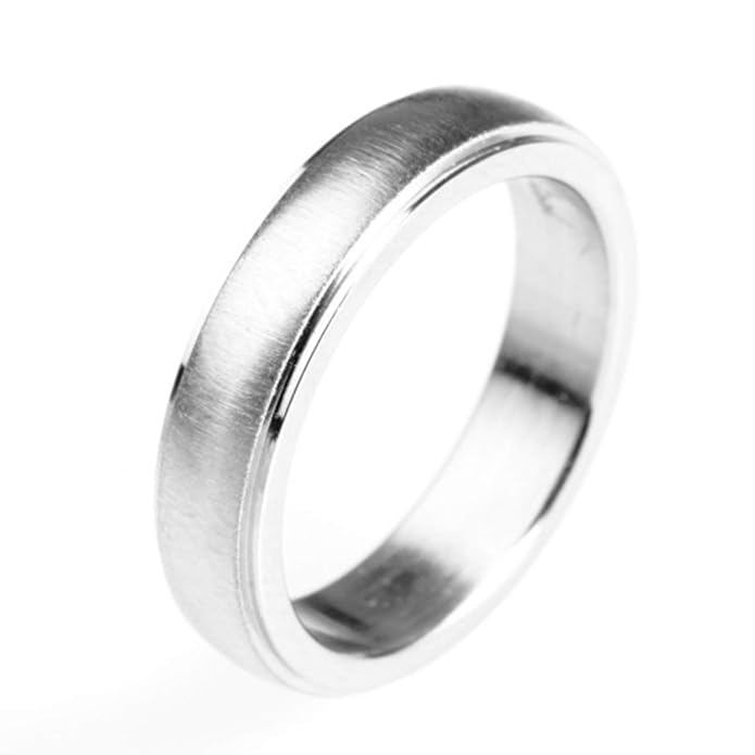 Daesar 1 Pcs Trauring Silber 925 Ring für Paar Matt Fertig Rund Verlobung Ringe Paar Silber Ehering